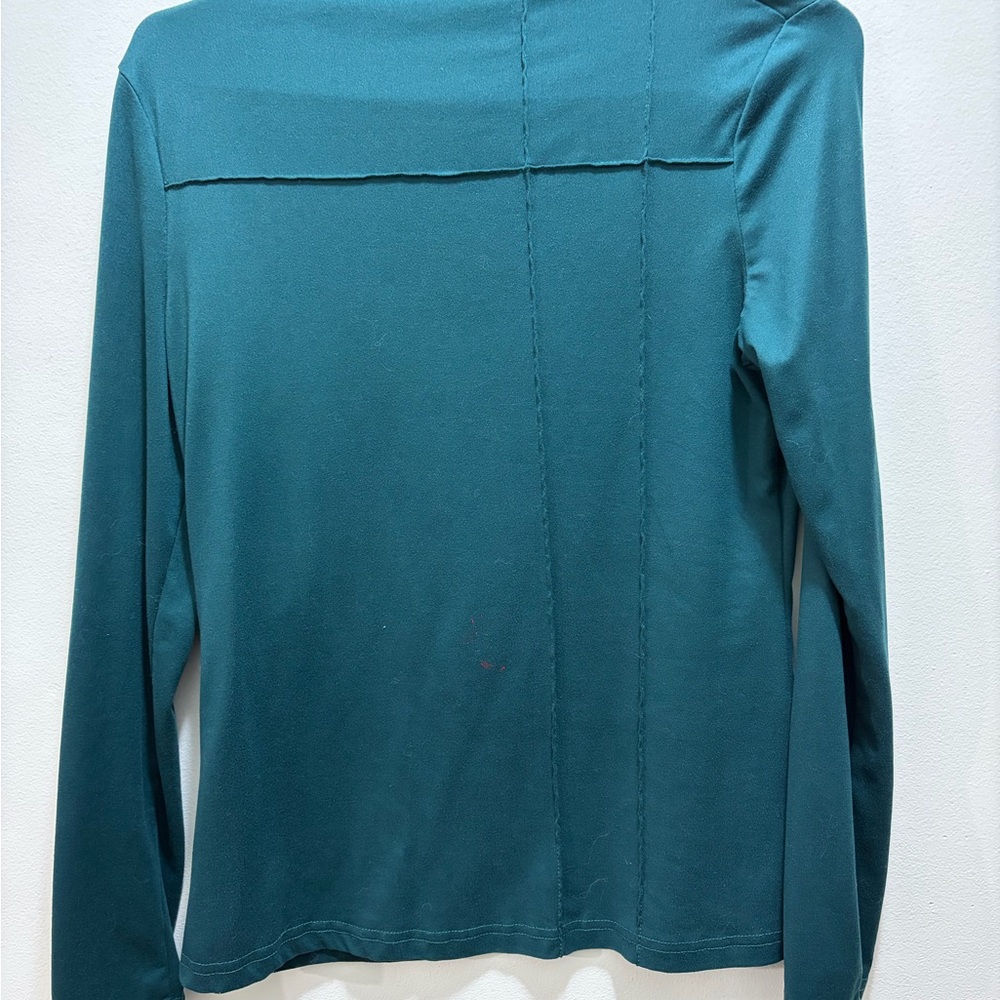 Champion woman Zip-Up Teal Sweater - Picture 2 of 5